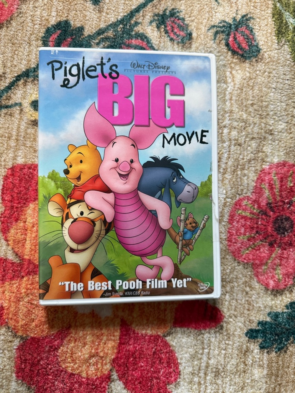 Walt Disney Piglet's Big Movie DVD - Pink Cover